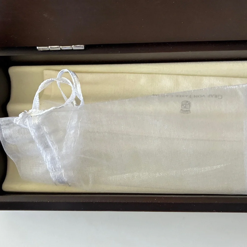 Graf Von Faber-Castell Luxury Ballpoint Pen With Ivory Resin and Chrome - Picture 4 of 10